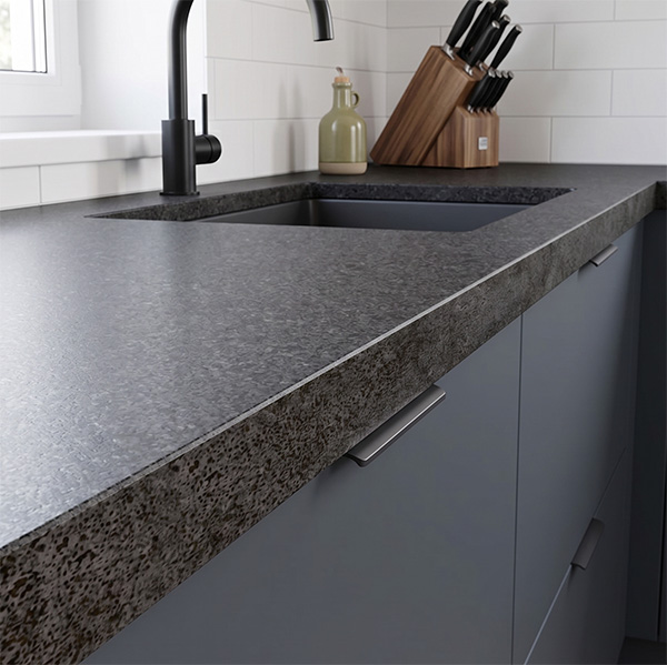 Pircher Bordo Preincollato per TOP Cucina Iron Concrete MM610X42 PZ2 - PIRCHER OBERLAND - Immagine 2